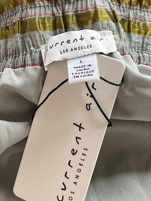 Falda Current Air Rayas Asimétrica Gis-Talla L