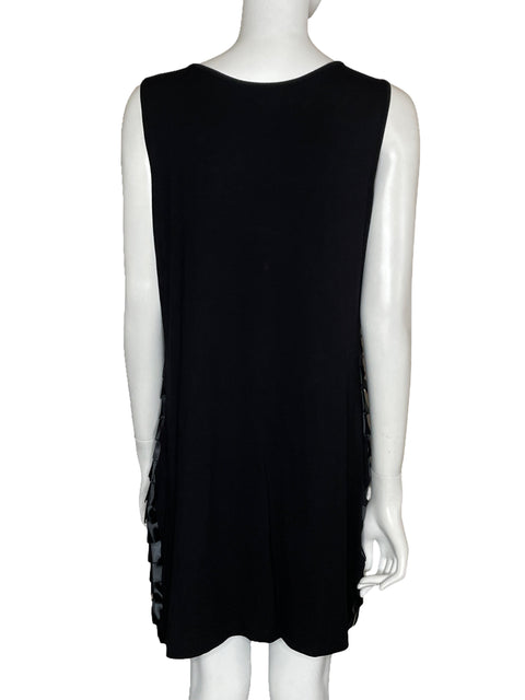 Vestido BCBG Apliques Cuadrados Negro-Talla XL