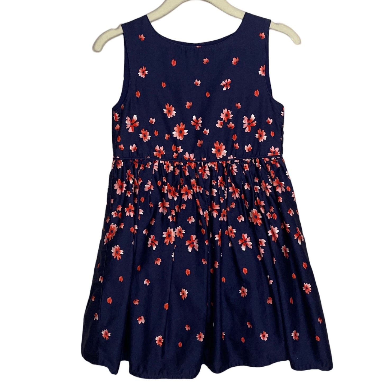 Vestido PRIMARK Sin Mangas Flores Azul - Talla 5