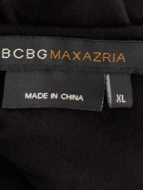 Vestido BCBG Apliques Cuadrados Negro-Talla XL