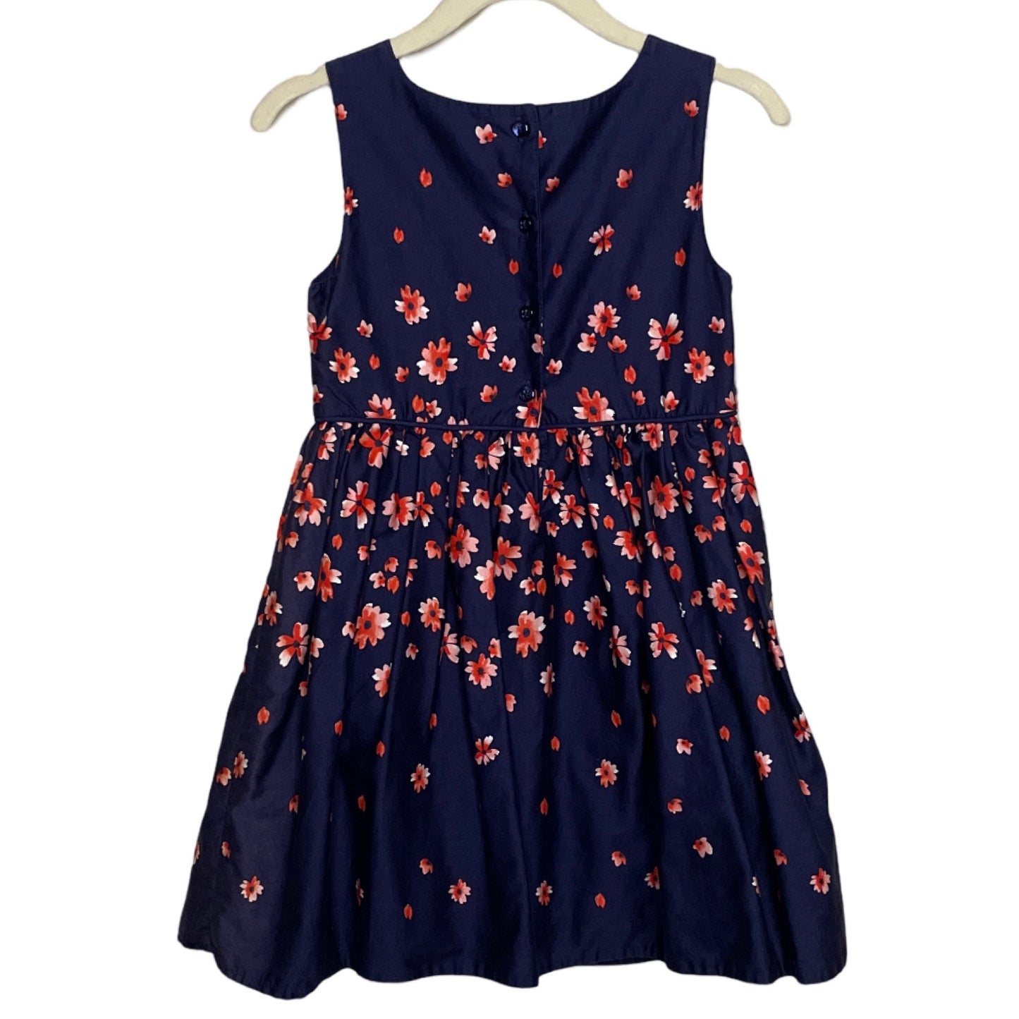 Vestido PRIMARK Sin Mangas Flores Azul - Talla 5