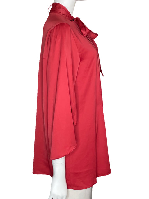 Blusa Kenneth Cole Fluida Manga Larga Rojo-Talla L