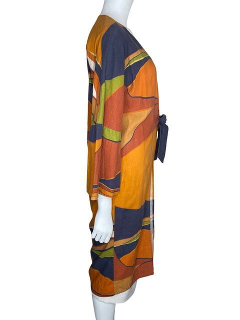 Kimono Bronzini Cala De La Cruz Multicolor Naranja-Talla U