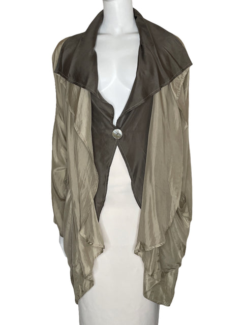 Cardigan Tesoro TPS Fluida Bolsillos Marrón-Talla U