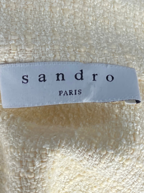 Vestido Sandro Bolsillos Beige - Talla S