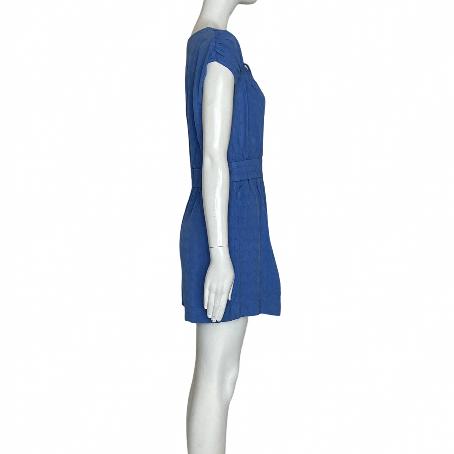 Romper Maria Filo Cuello V Azul-Talla M