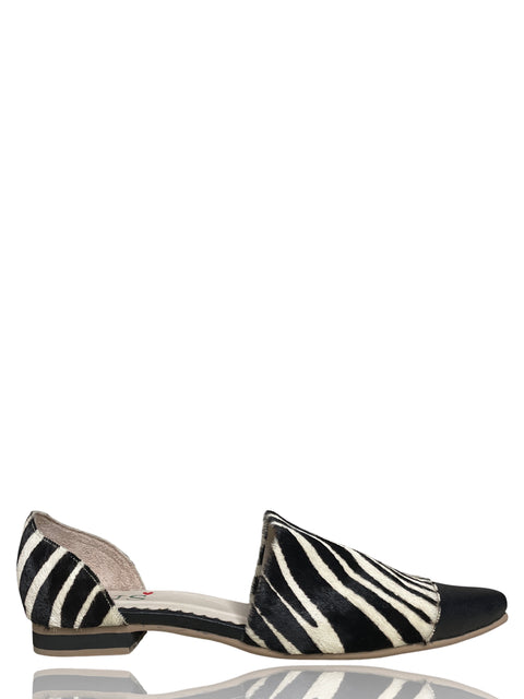 Calzado NS D'orsay Animal Print Negro-Talla U