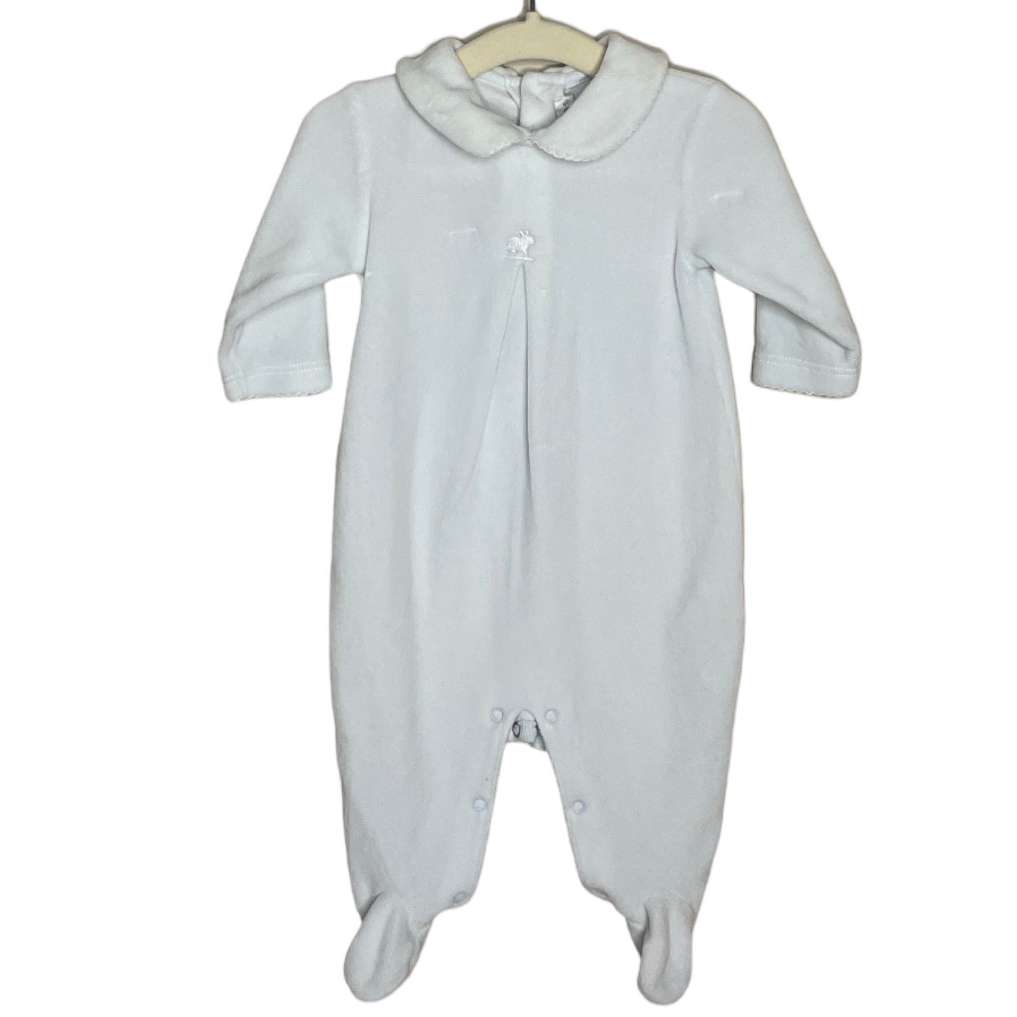 Mono Baby Cottons Gamuza Azul-Talla NB