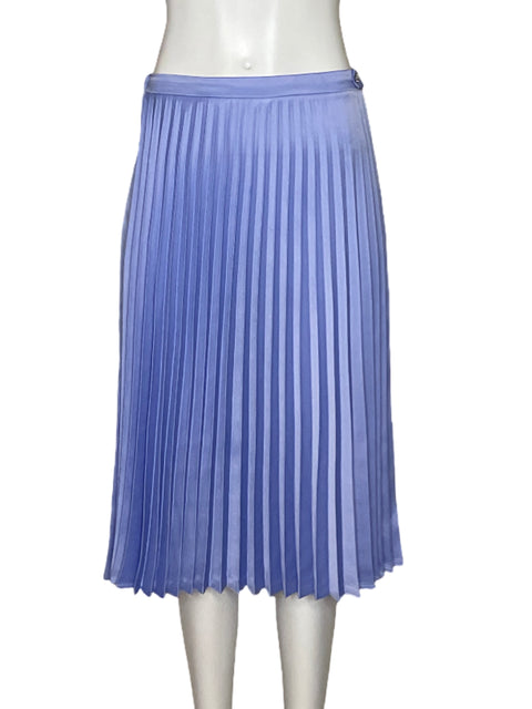 Falda Zara Plisado Azul - Talla XS