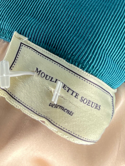 Falda Moulinette Soeurs Maxi Estampado Azul - Talla S