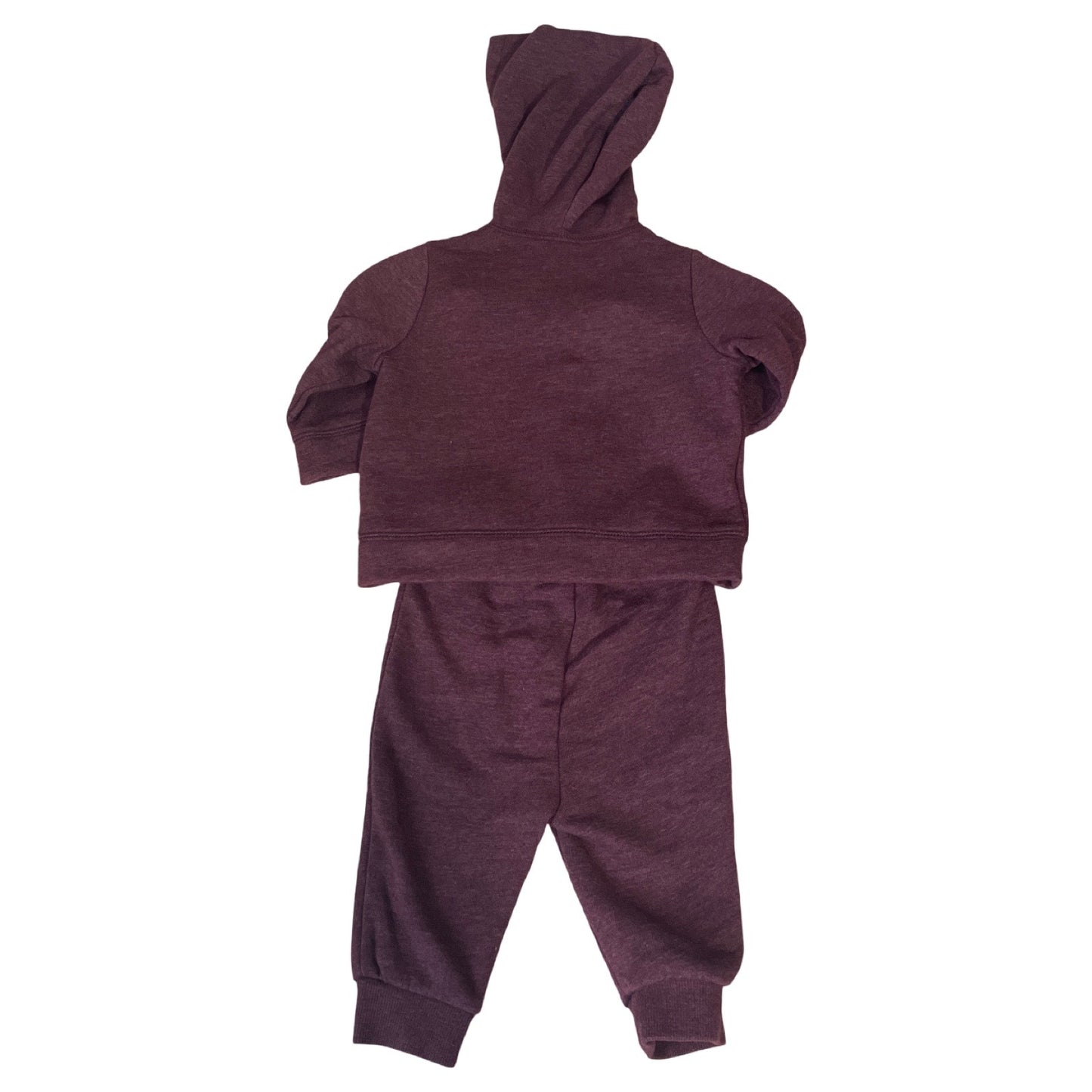 Set Old Navy Hoodie+Pantalón Rojo Vino-Talla 6M