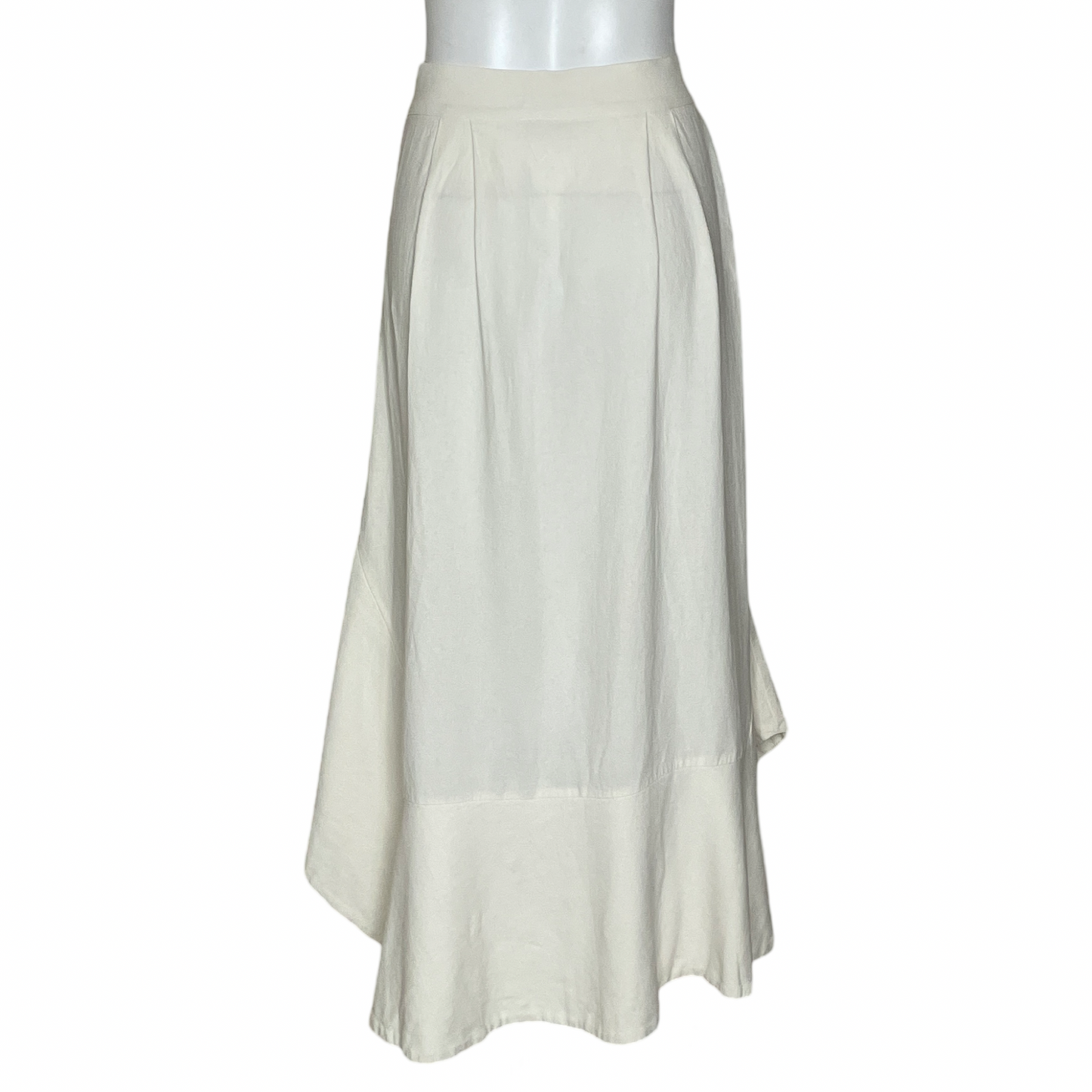 Falda Aniemeyer  Asimetrica Midi Beige-Talla 38