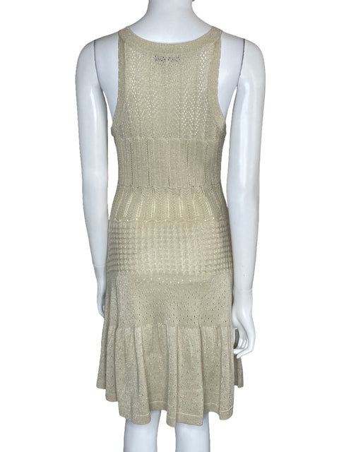 Vestido Xoxo Halter Brillante Dorado-Talla L