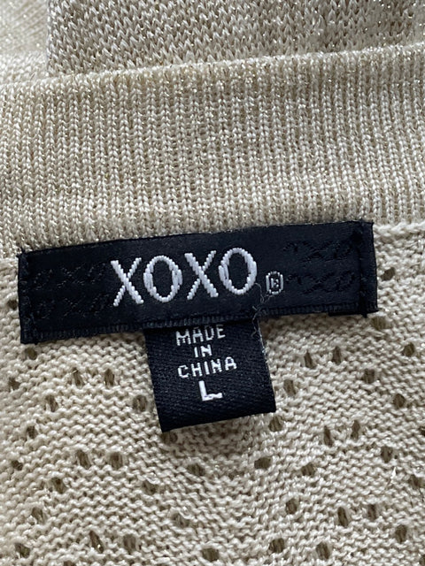 Vestido Xoxo Halter Brillante Dorado-Talla L