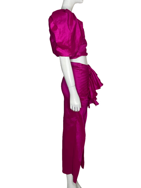 Set DO + BE Top + Falda Fucsia  - Talla M