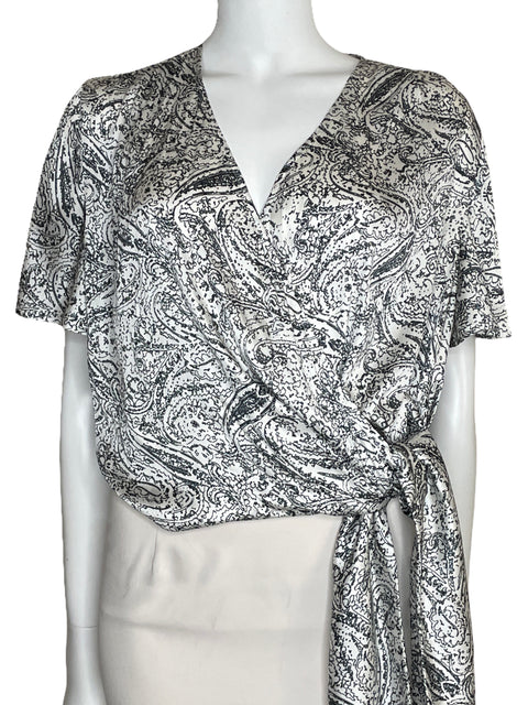 Blusa Worthington Crossbody Blanco-Talla L