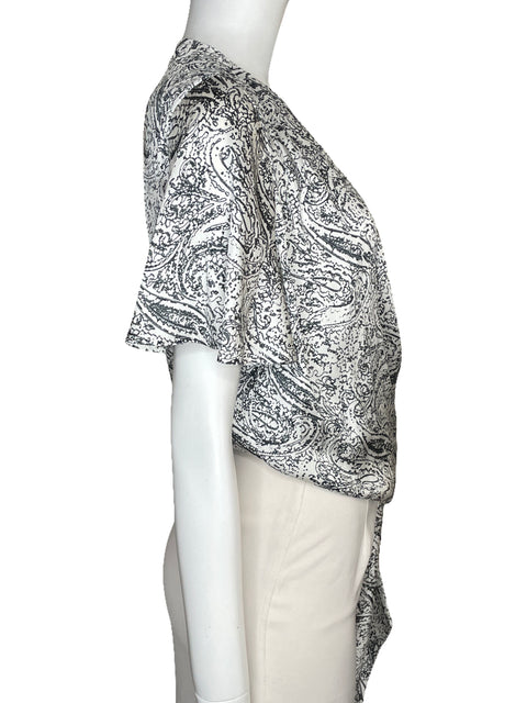 Blusa Worthington Crossbody Blanco-Talla L