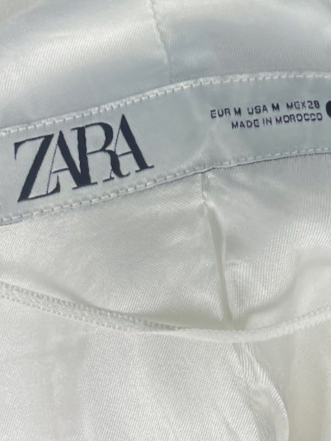 Blazer Zara Botones Blanco - Talla M
