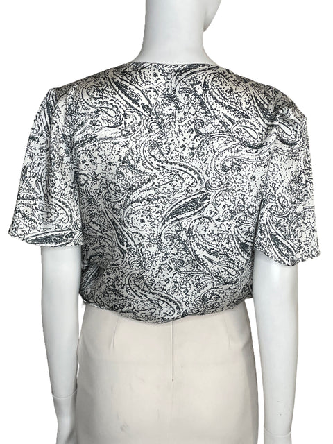 Blusa Worthington Crossbody Blanco-Talla L