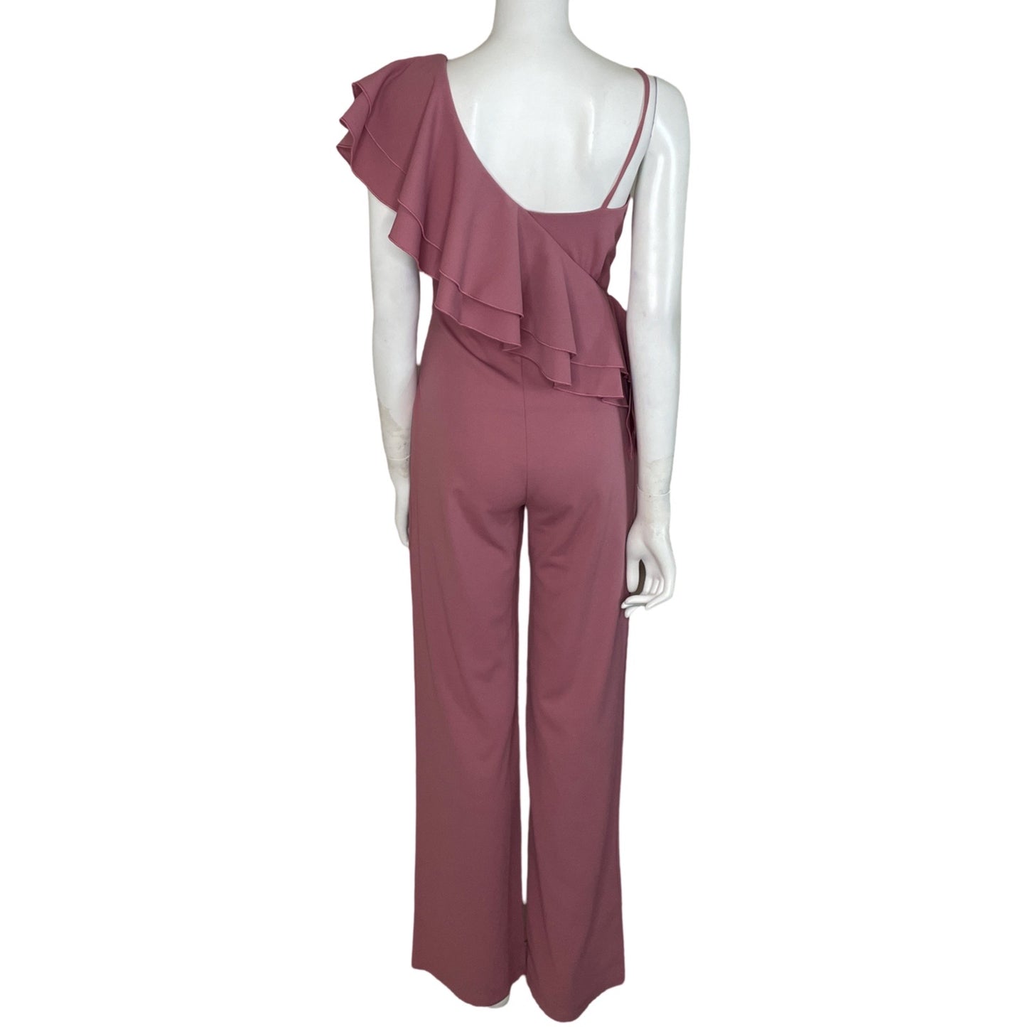 Mono Glamazon Asimétrico Vuelos Rosado-Talla M