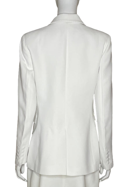 Blazer Zara Botones Blanco - Talla M