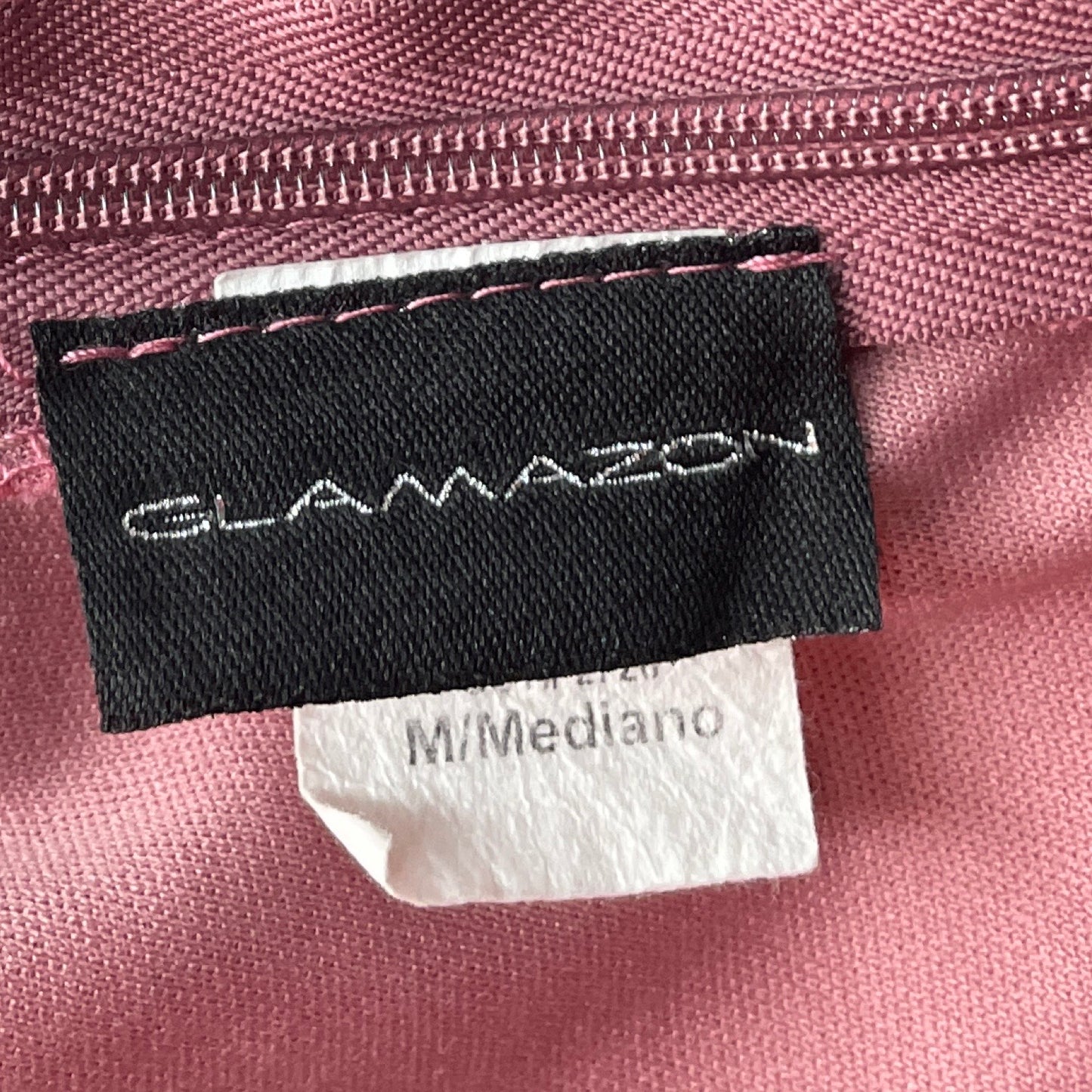 Mono Glamazon Asimétrico Vuelos Rosado-Talla M