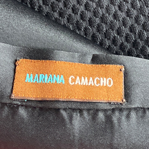 Falda Mariana Camacho Maxi Vuelos Negro-Talla U