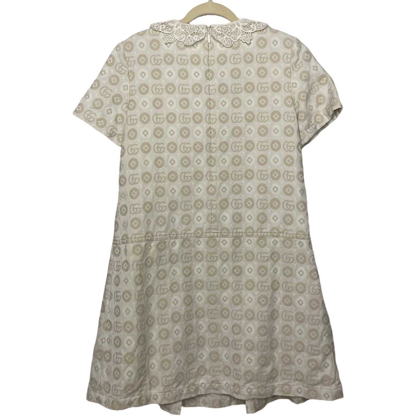 Vestido Gucci Canvas Beige-Talla 10