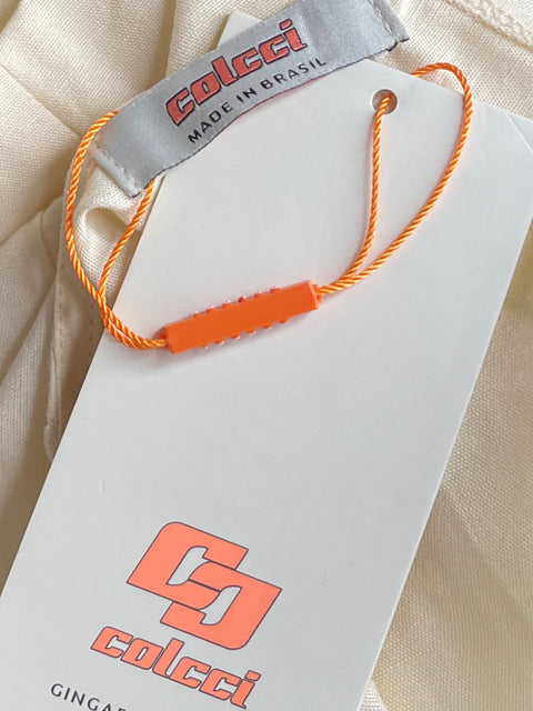 Top Colcci Fluido Sin Mangas Amarillo-Talla S