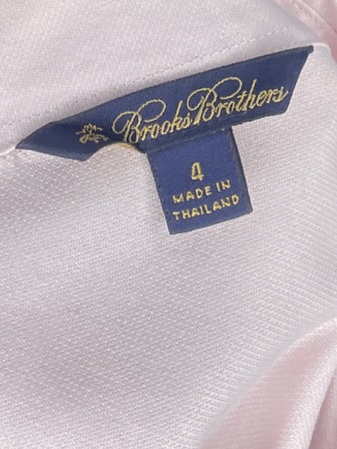 Camisa Brooks Brothers Fluida Rosado - Talla 4