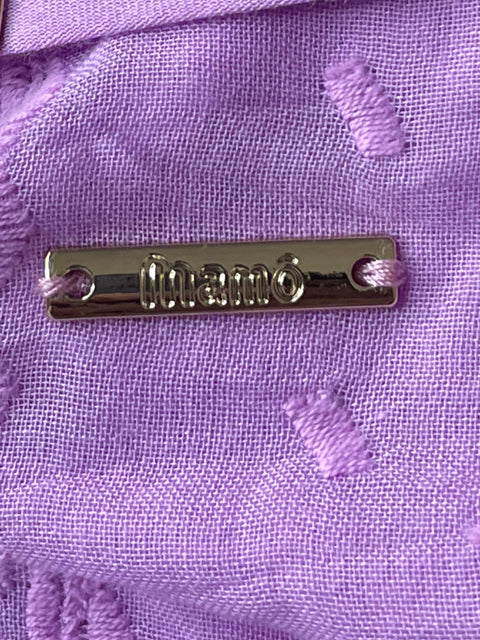 Vestido Mamô Midi Asimétrico Morado-Talla S