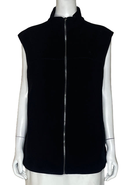 Chaleco Izod Acolchonado Sin Mangas Negro - Talla L