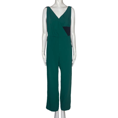 Mono Zara Cuello Cruzado Verde-Talla M