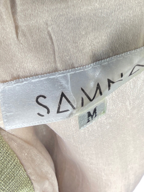 Blazer Samna Flores Verde - Talla M