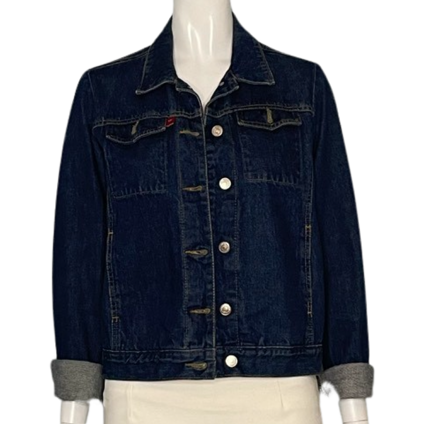 Chaqueta PaulaC. Basico Denim Azul-Talla M