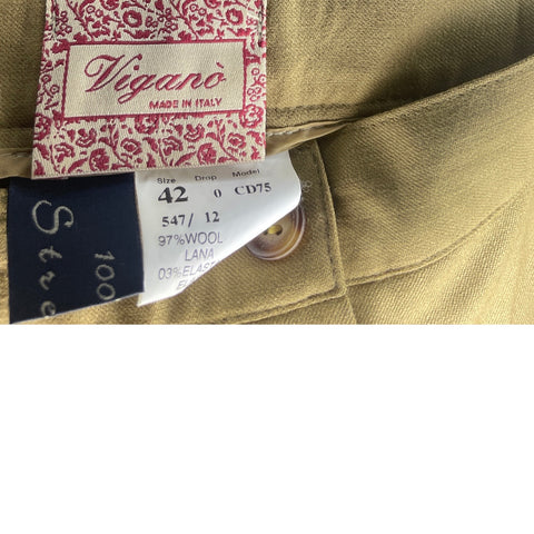 Pantalón Vigano Classico Beige-Talla 42