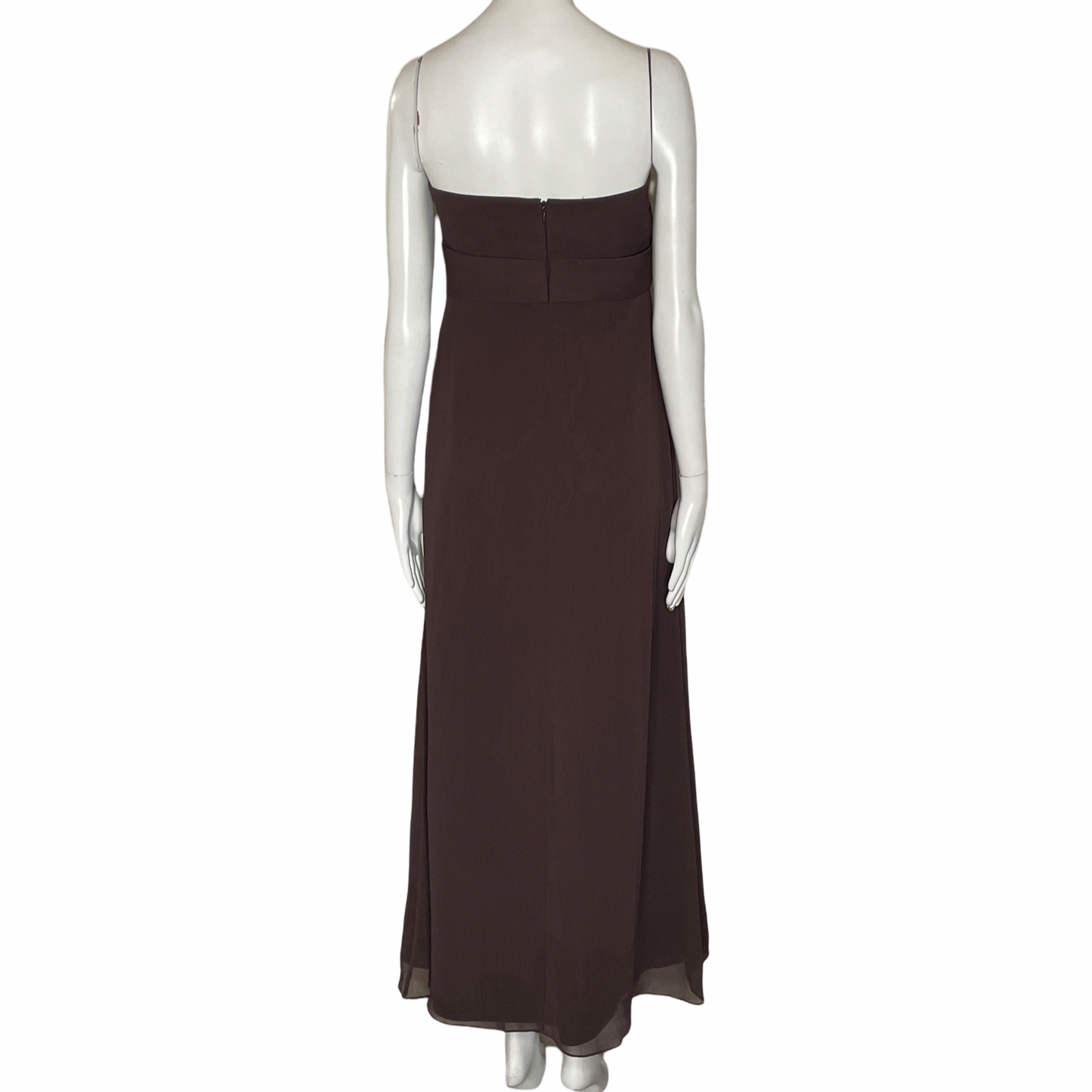 Vestido Vineyard Collection Strapless Marròn-Talla 6