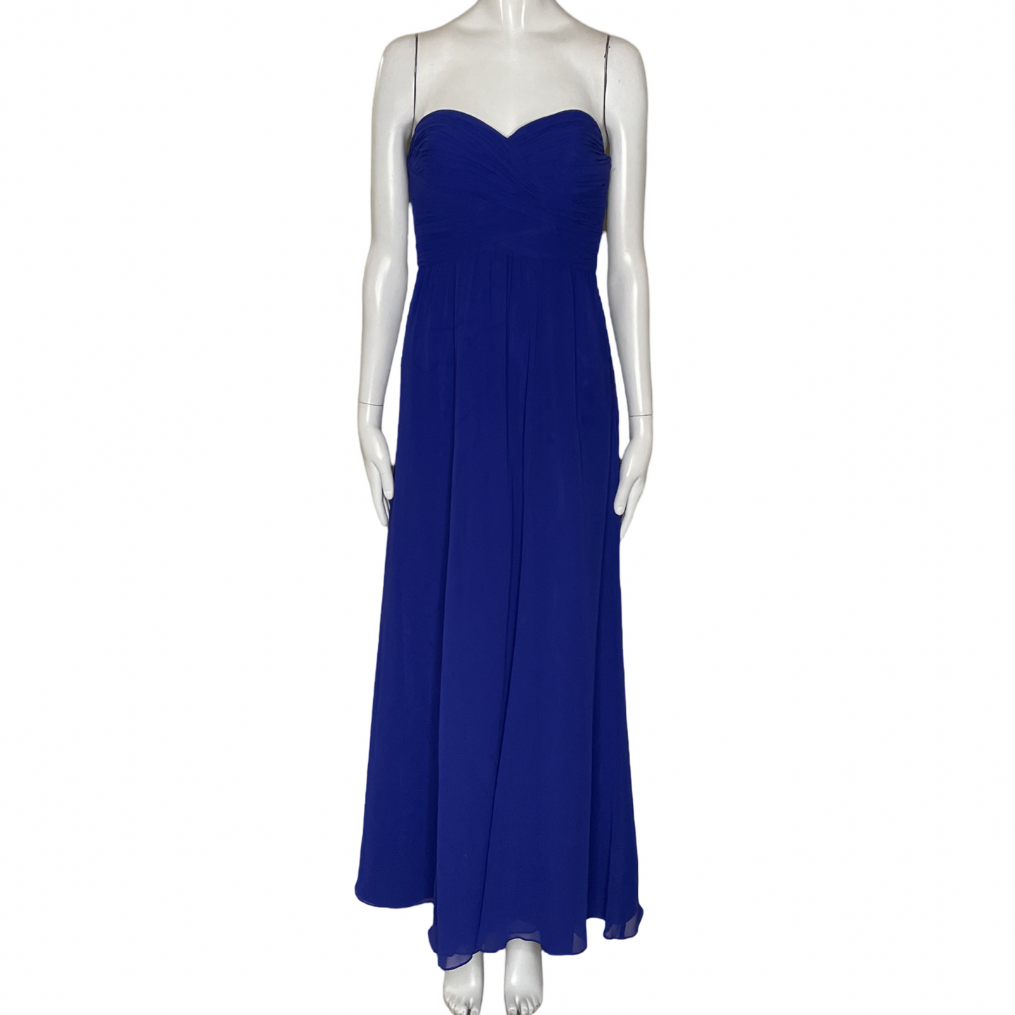 Vestido Lauren Strapless Azul-Talla 2