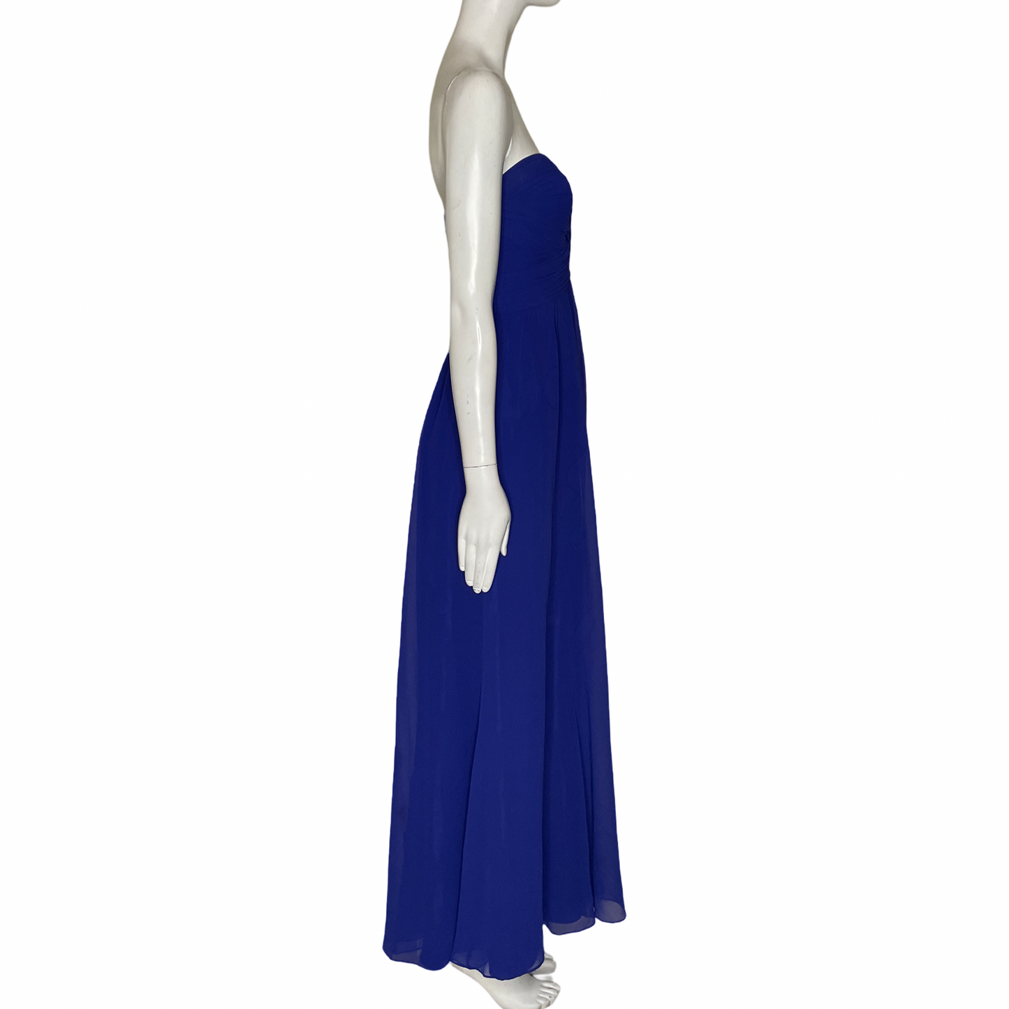 Vestido Lauren Strapless Azul-Talla 2