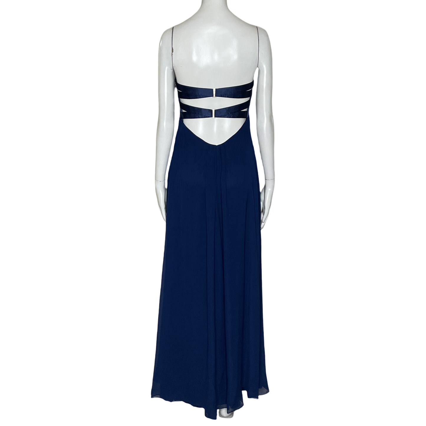 Vestido Hailey Logan Strapless Azul-Talla 6