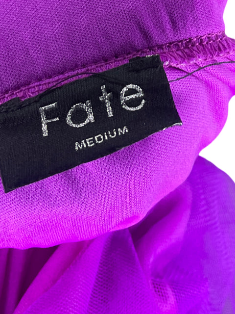 Vestido Fate Tul Morado - Talla M