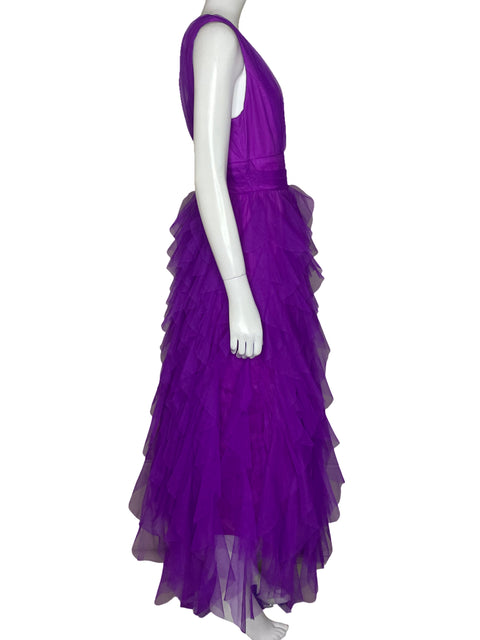 Vestido Fate Tul Morado - Talla M