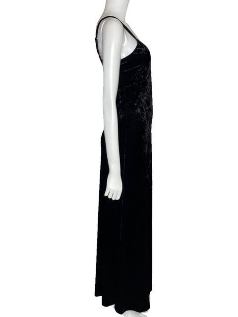 Vestido Michael Kors Maxi Velvet Negro-Talla S