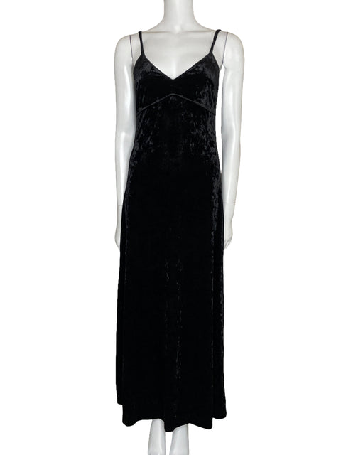 Vestido Michael Kors Maxi Velvet Negro-Talla S
