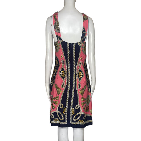 Vestido Cache Cuello Hebilla Rosado-Talla M