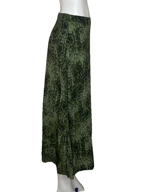 Falda MNG Leopard Print Verde - Talla XS