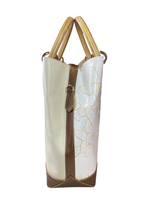 Cartera Mario Hernandez Mariposa Blanco-Talla U