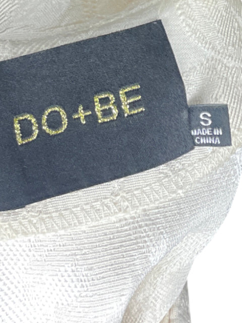 Vestido DO + BE Mini Mangas Puff Blanco - Talla S