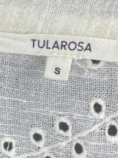 Salida De Baño Tularosa Troquelado Blanco-Talla S
