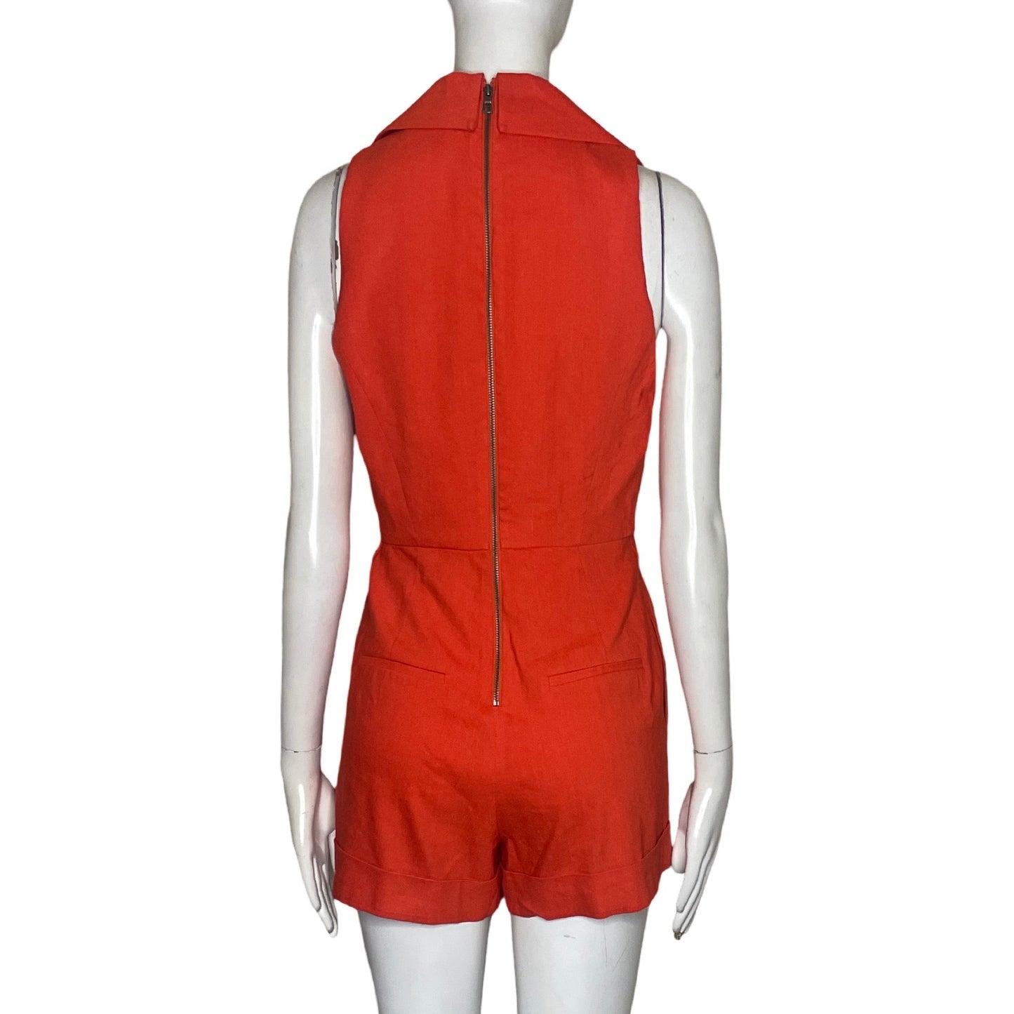 Romper Alice + Oliva Cuello Cruzado Naranja-Talla 2